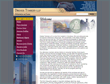 Tablet Screenshot of dltlaw.com